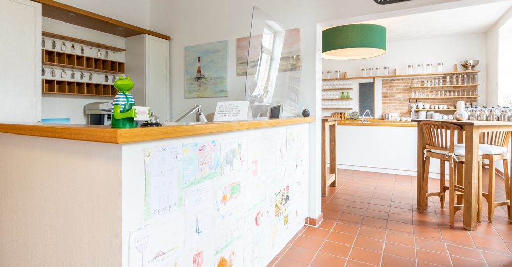 Die Rezeption im Erdgeschoss