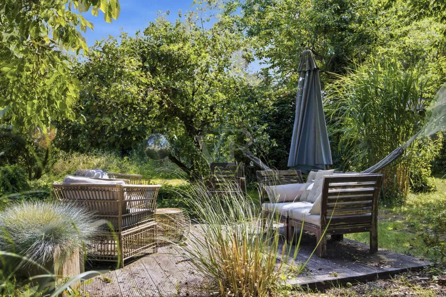 Sitzecke im Garten