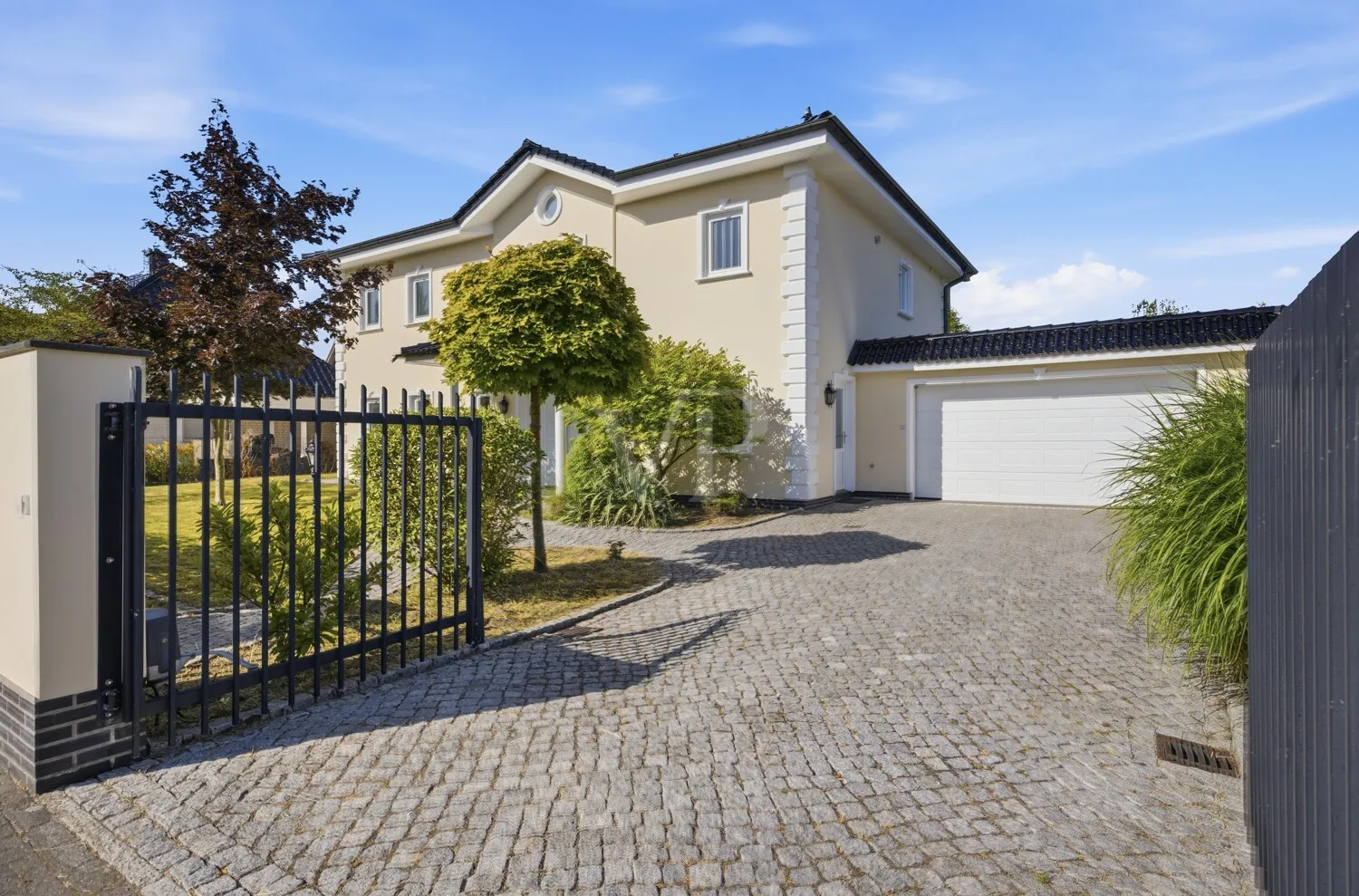 Blick aufs Haus