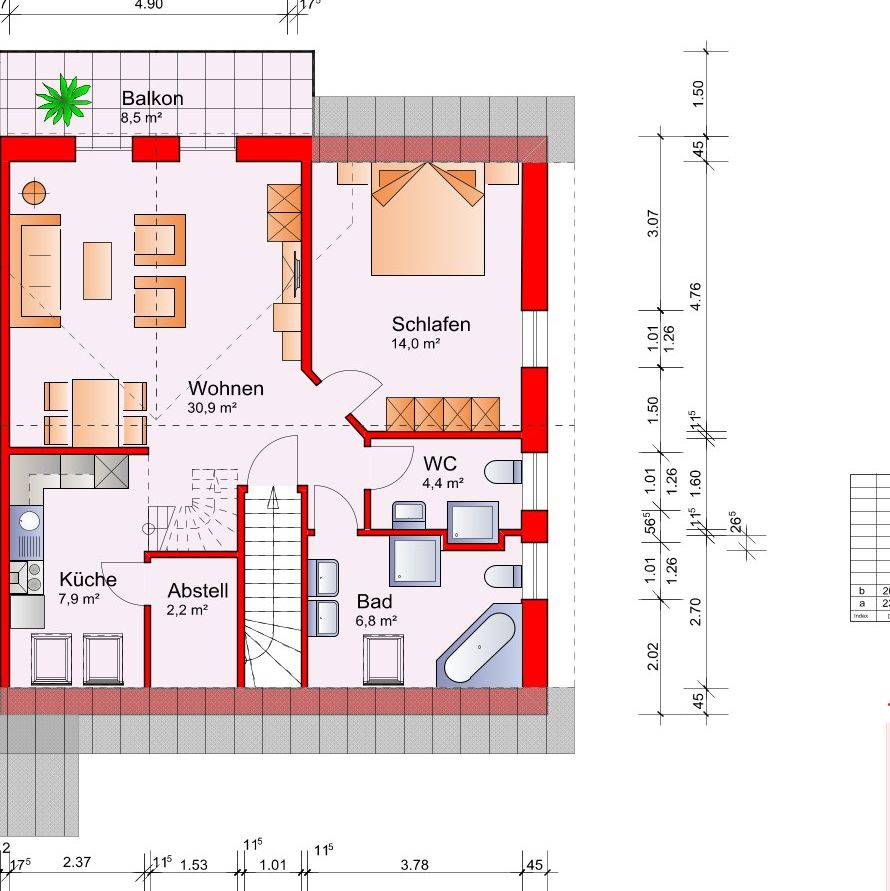 Grundriss OG