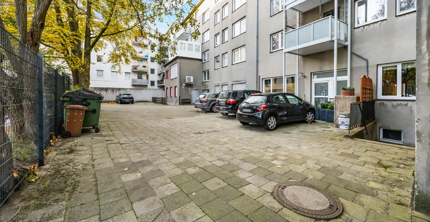 Hinterhof - Parkplätze