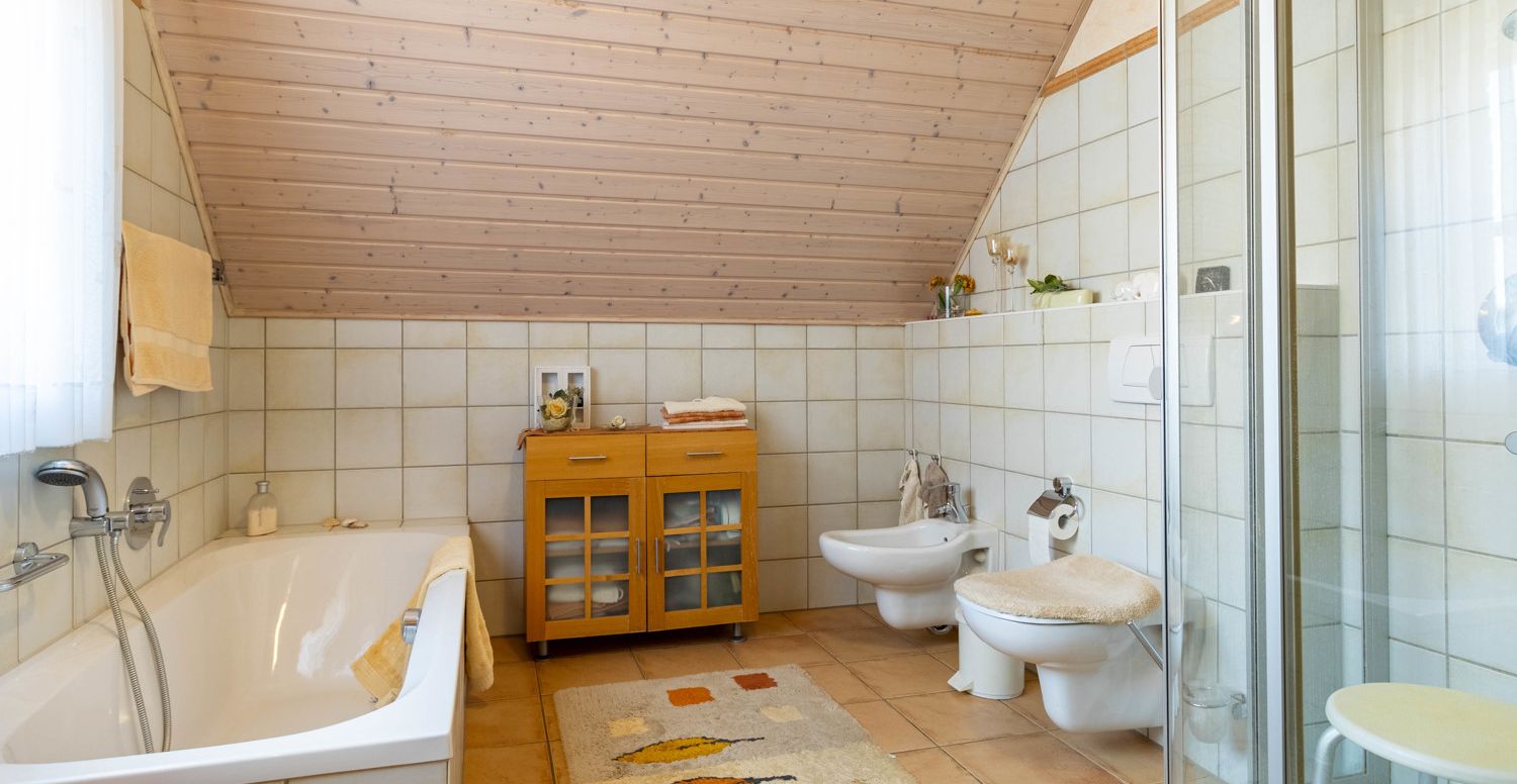 Badezimmer Haus 1