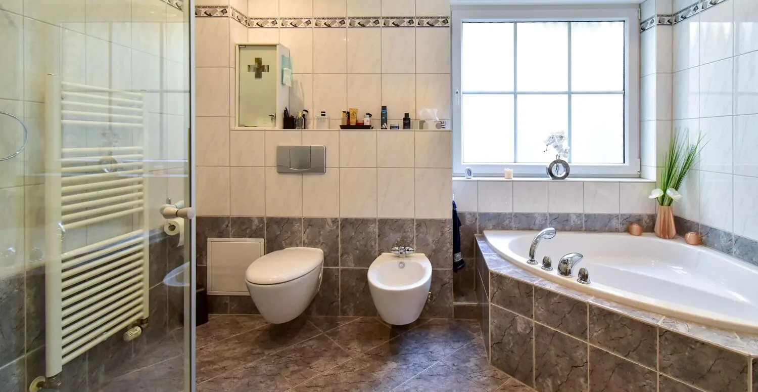 Badezimmer im Souterrain