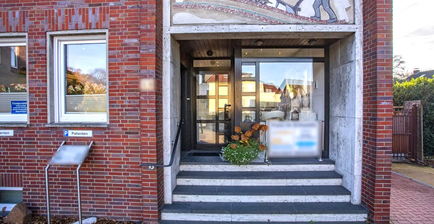 Eingang Praxis