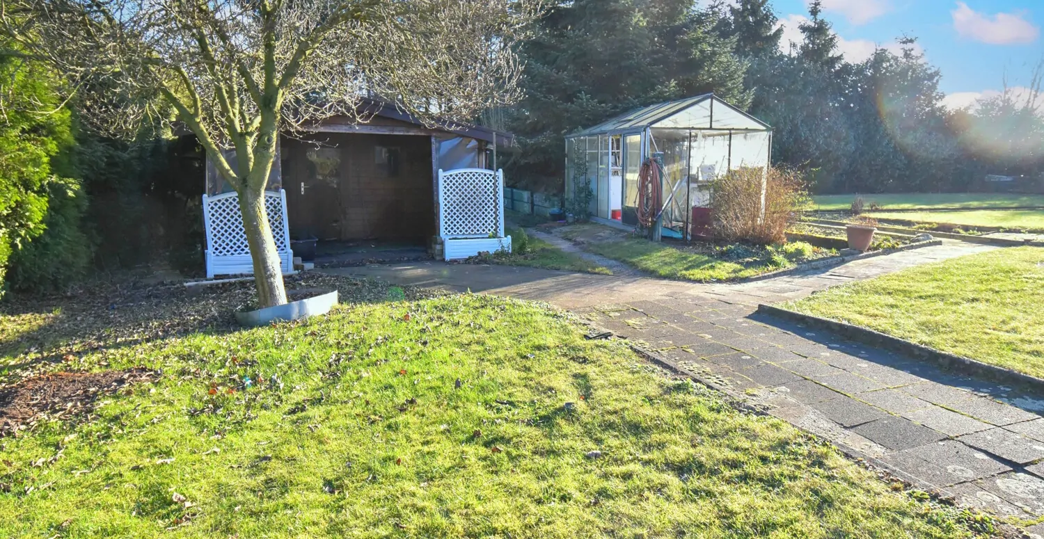 Gartenhaus und Gewächshaus