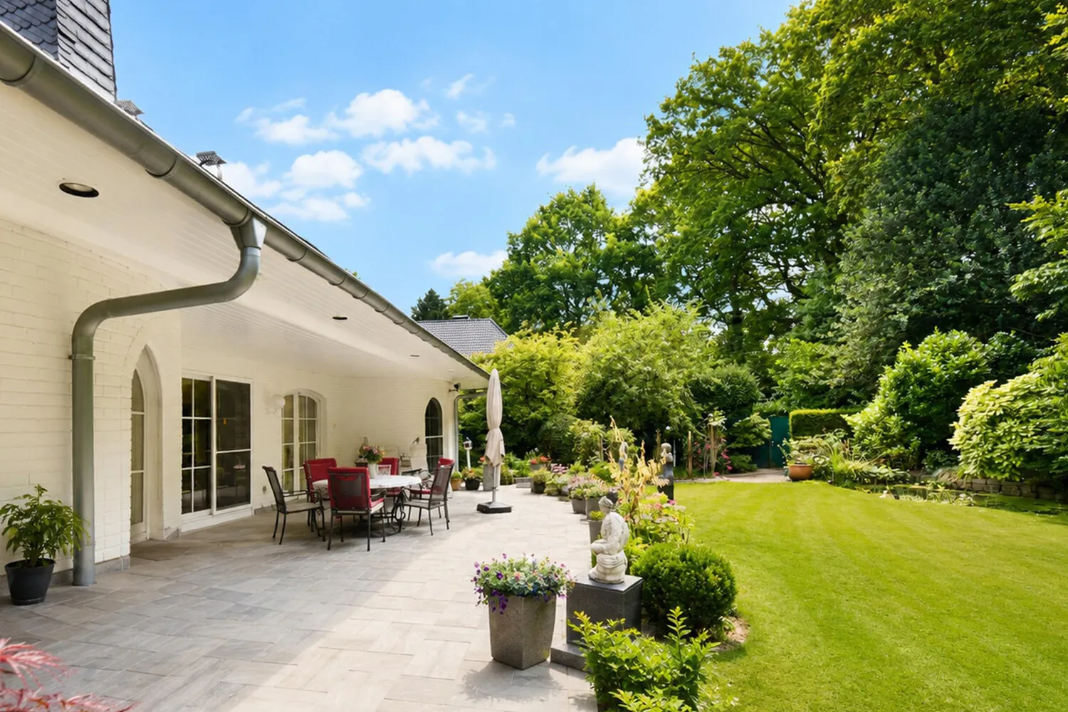 Terrasse und Garten