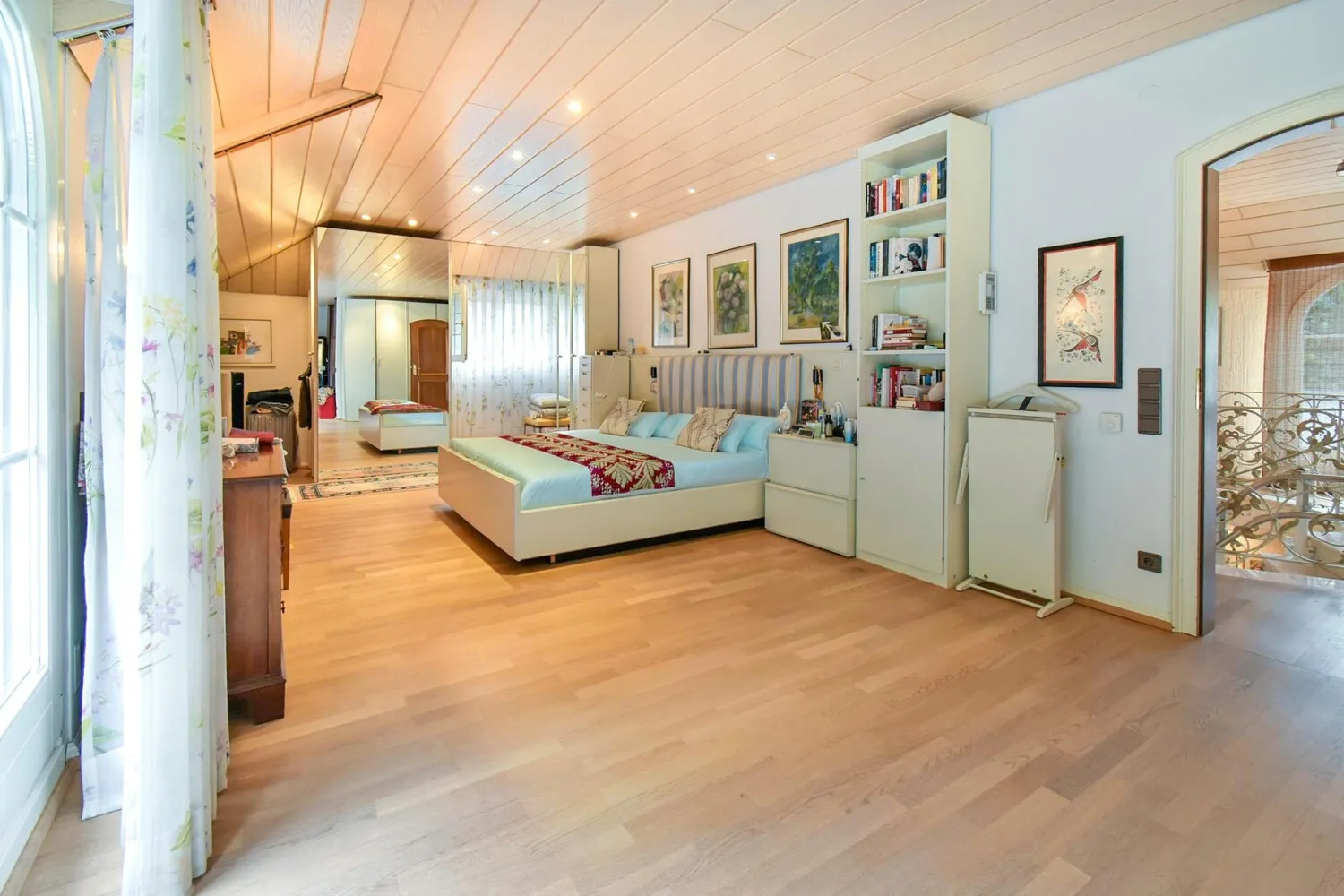 Schlafzimmer I im Dachgeschoss