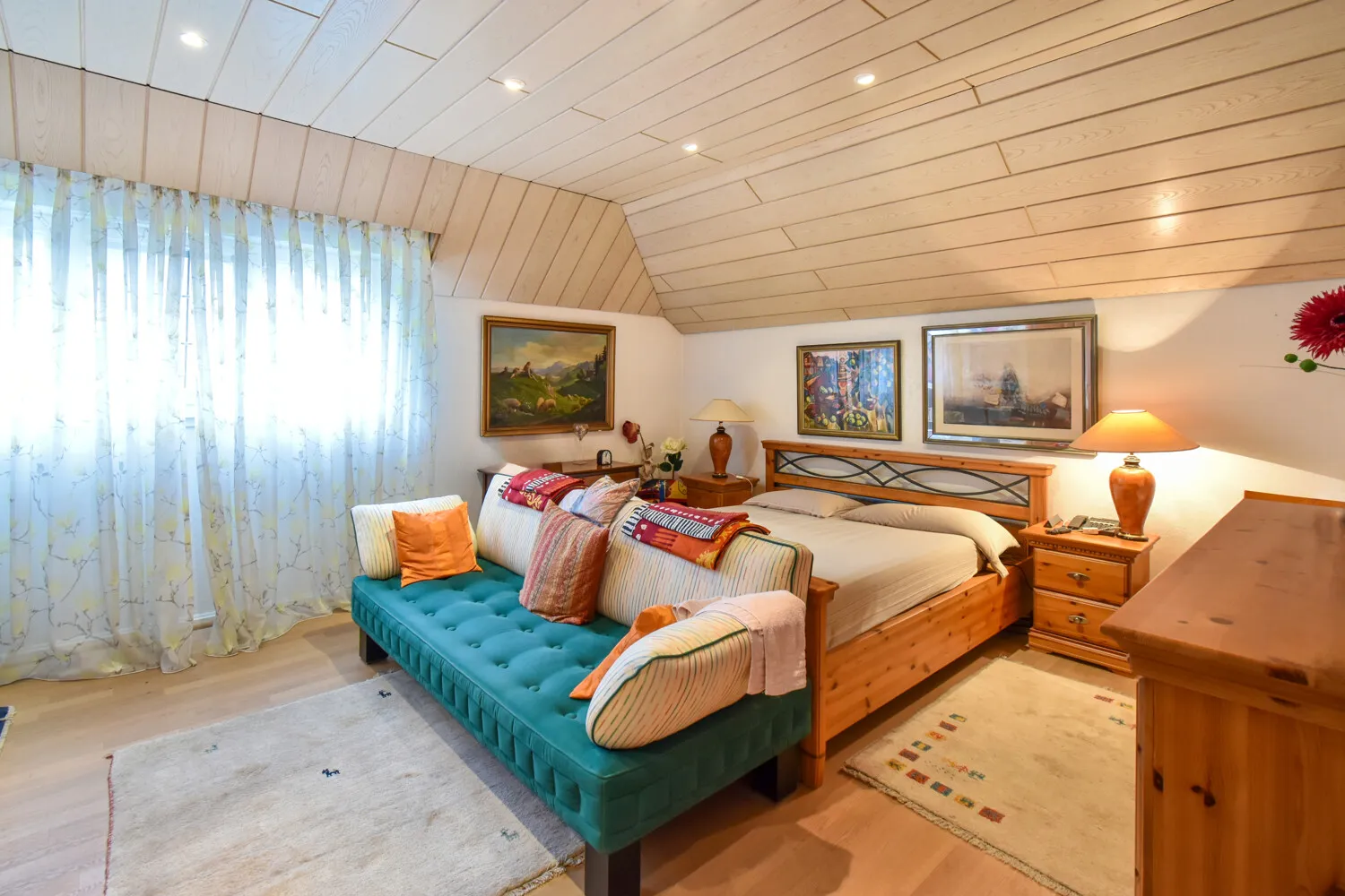 Schlafzimmer II im Dachgeschoss