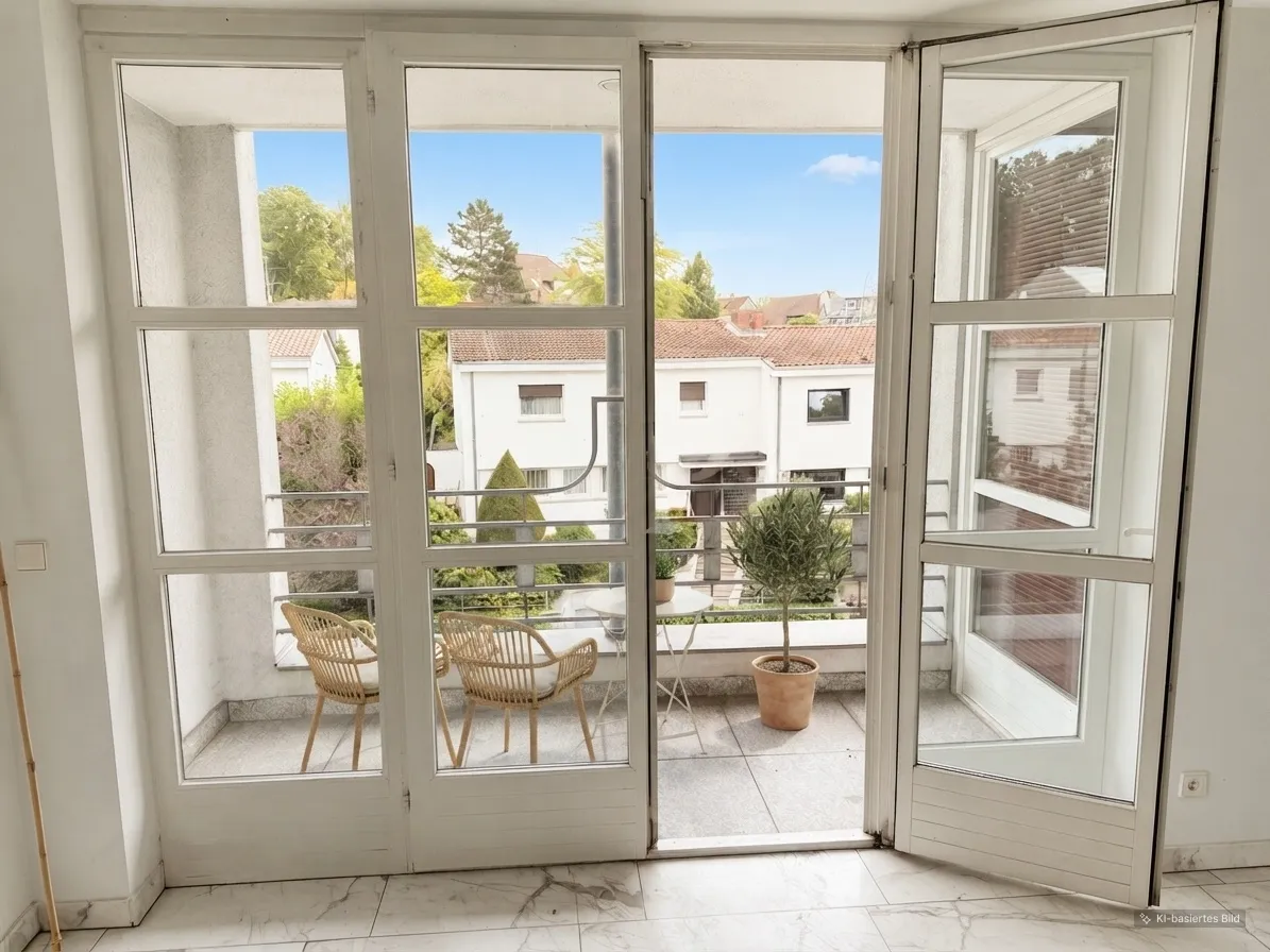 Zugang Balkon KI generiert