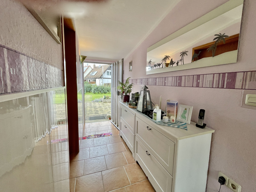 Flur mit Blick zum Gartenen