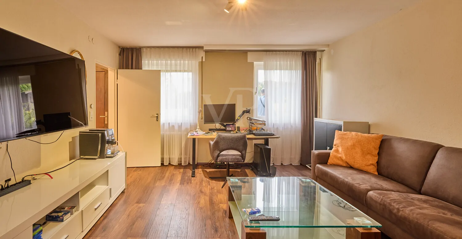 Wohnzimmer der Einliegerwohnung