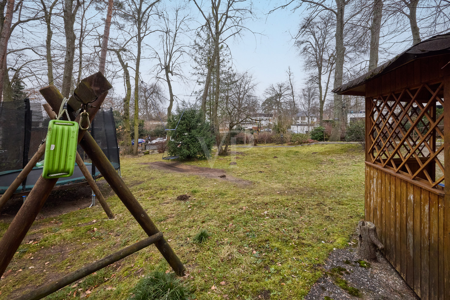 Garten in Westausrichtung