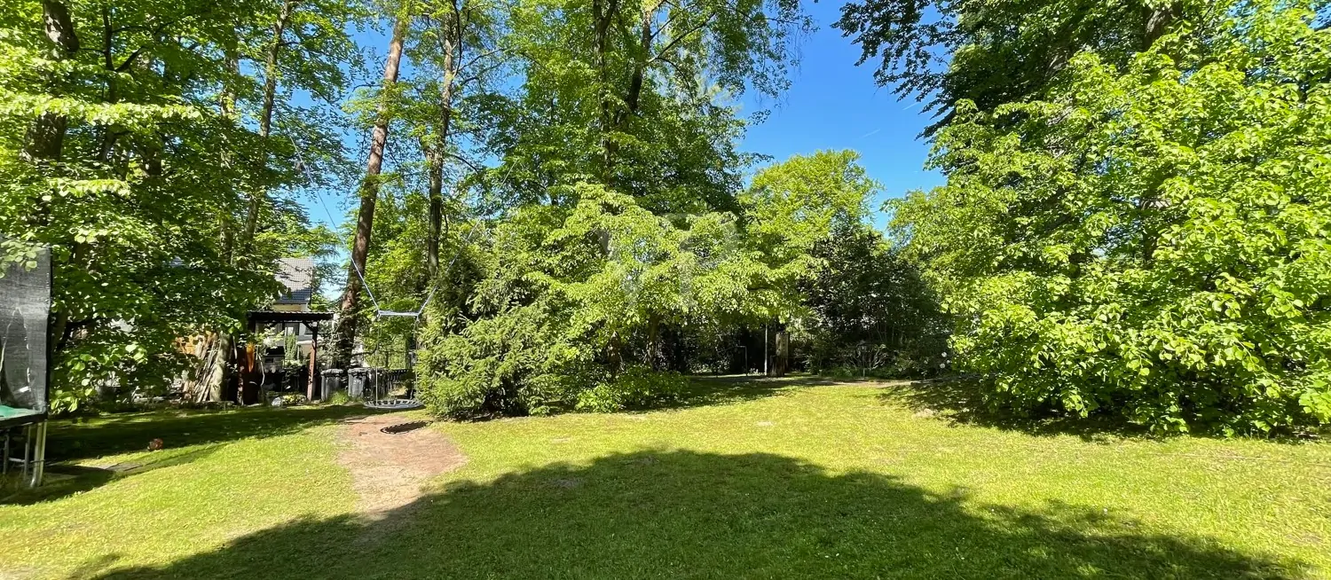 Garten in Westausrichtung