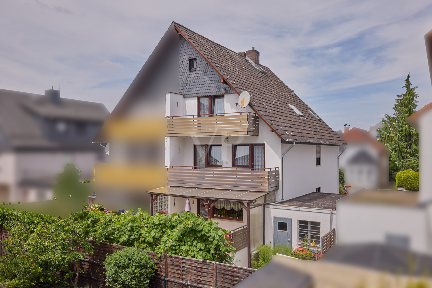 Hausansicht von hinten