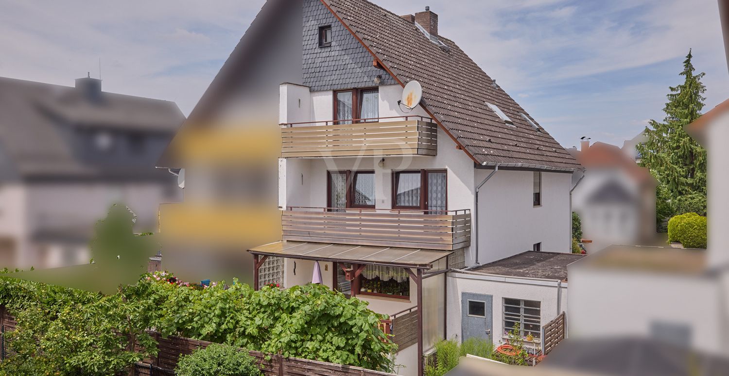 Hausansicht von hinten