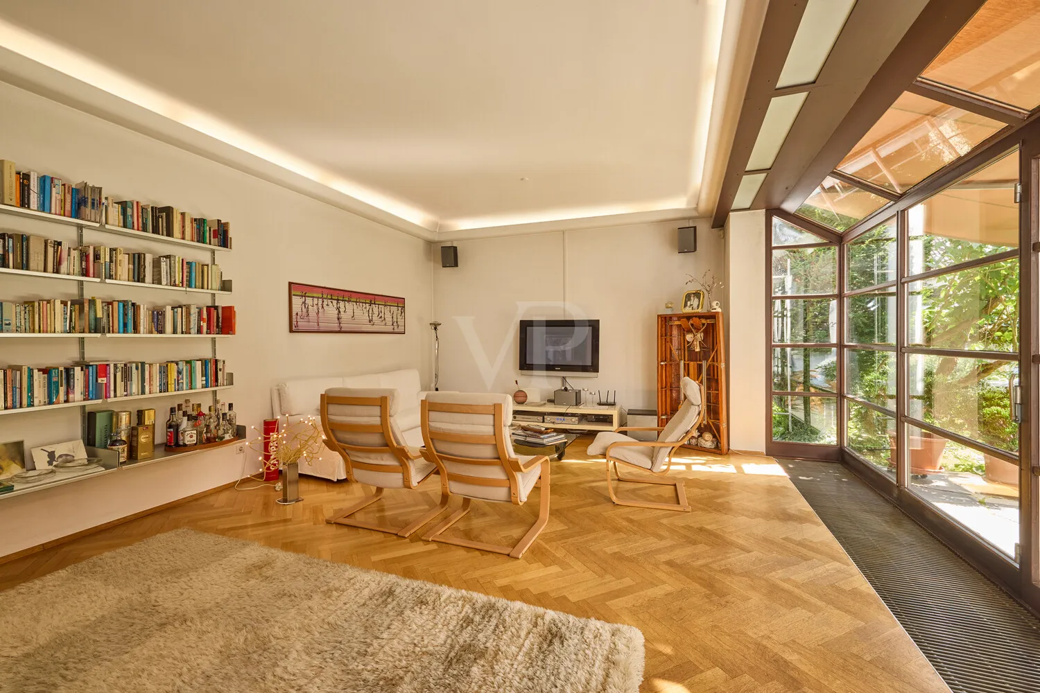 Bibliothek-/Wohnbereich