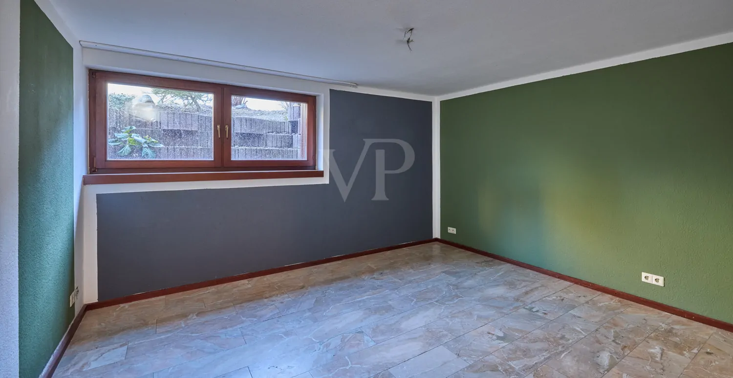 Zimmer 3 im UG mit Fußbodenheizung zur wohnungsähnlichen Nutzung