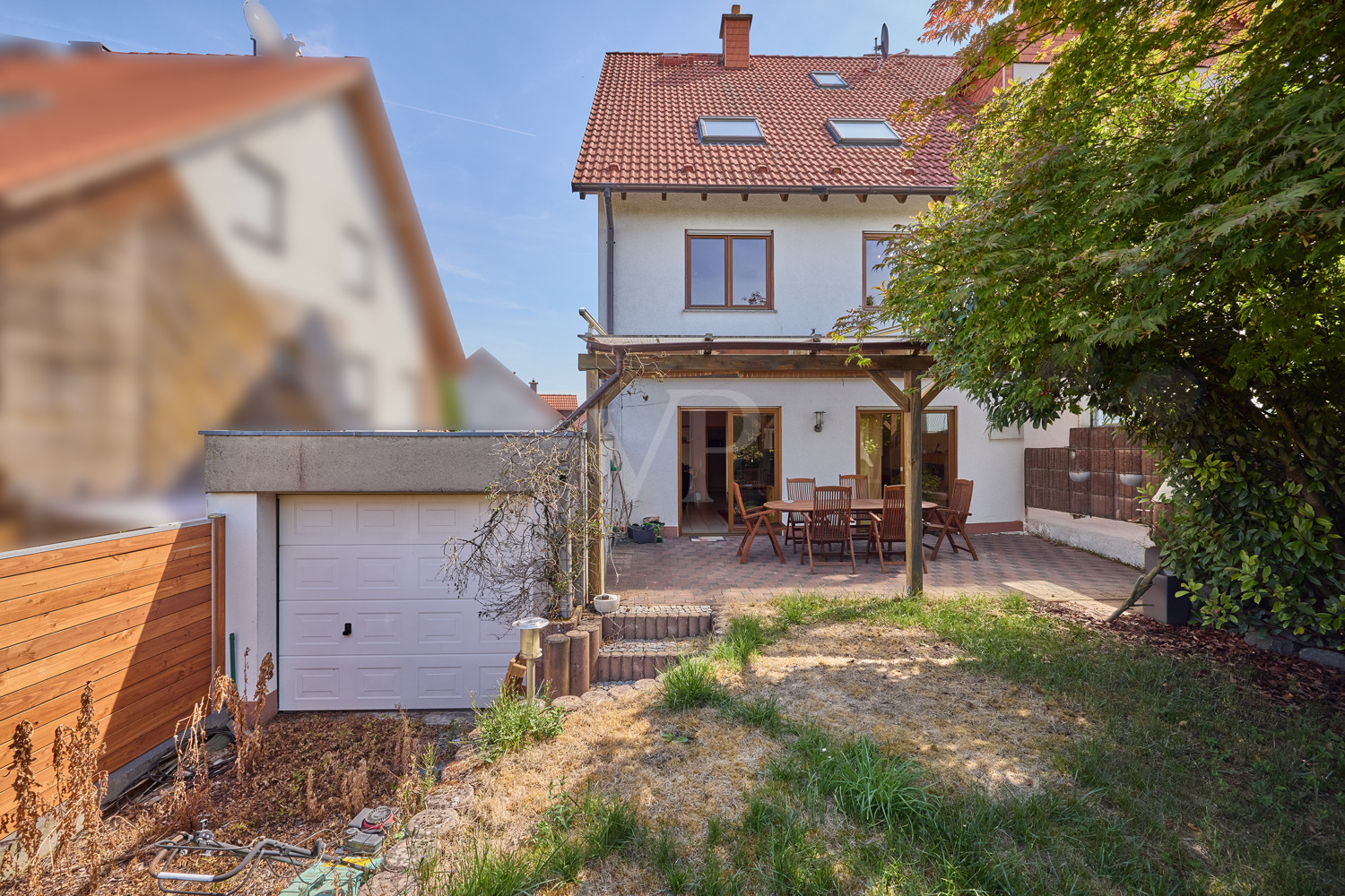 Rückansicht Haus