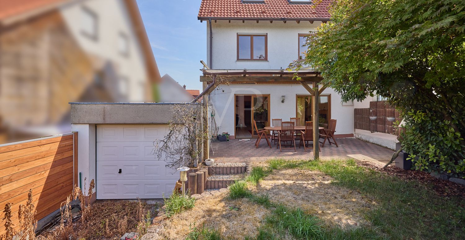 Rückansicht Haus