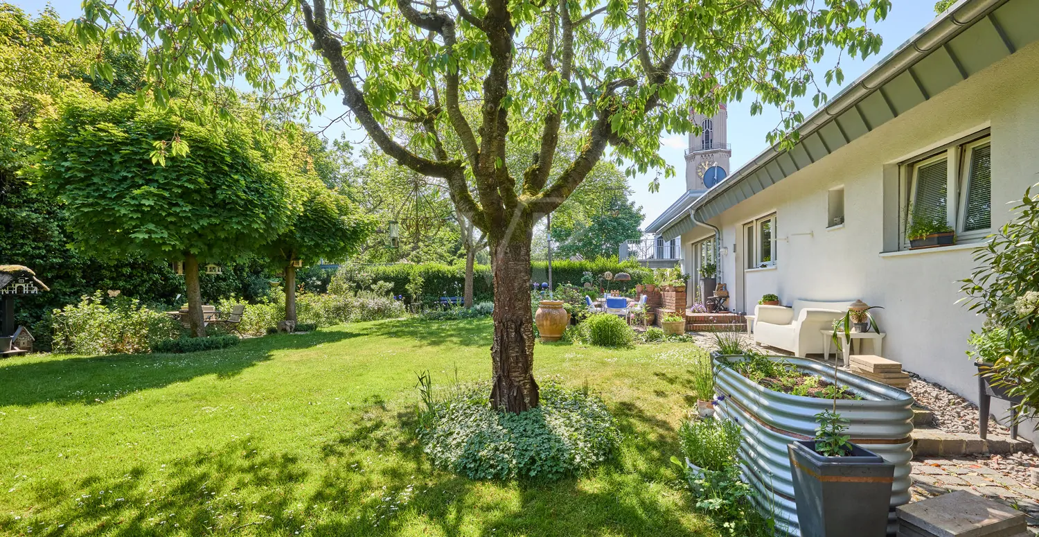 Gartenansicht Hauptwohnung