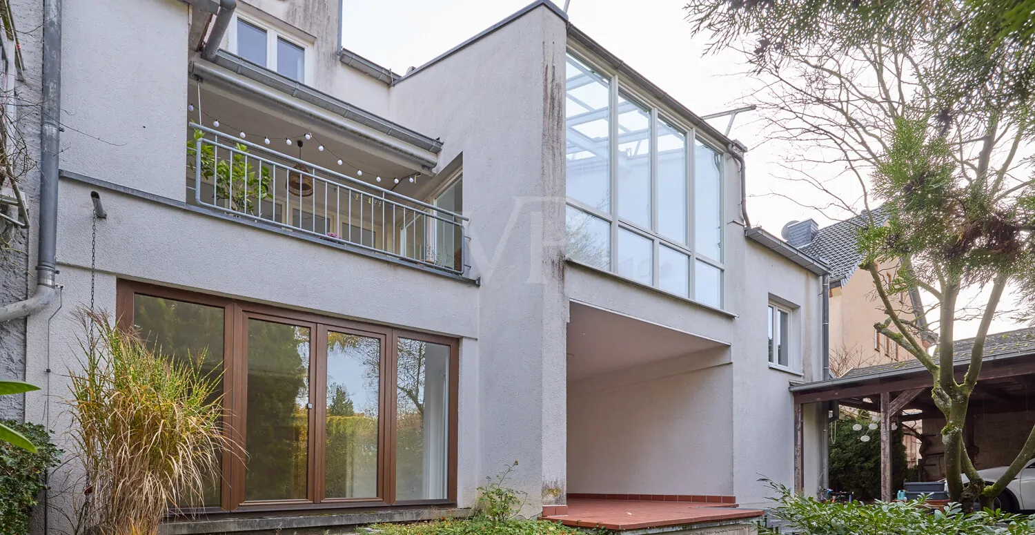 Garten mit Terrasse der Wohnung I