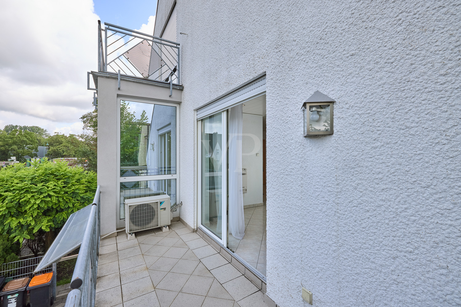 Balkon in Südwestausrichtung