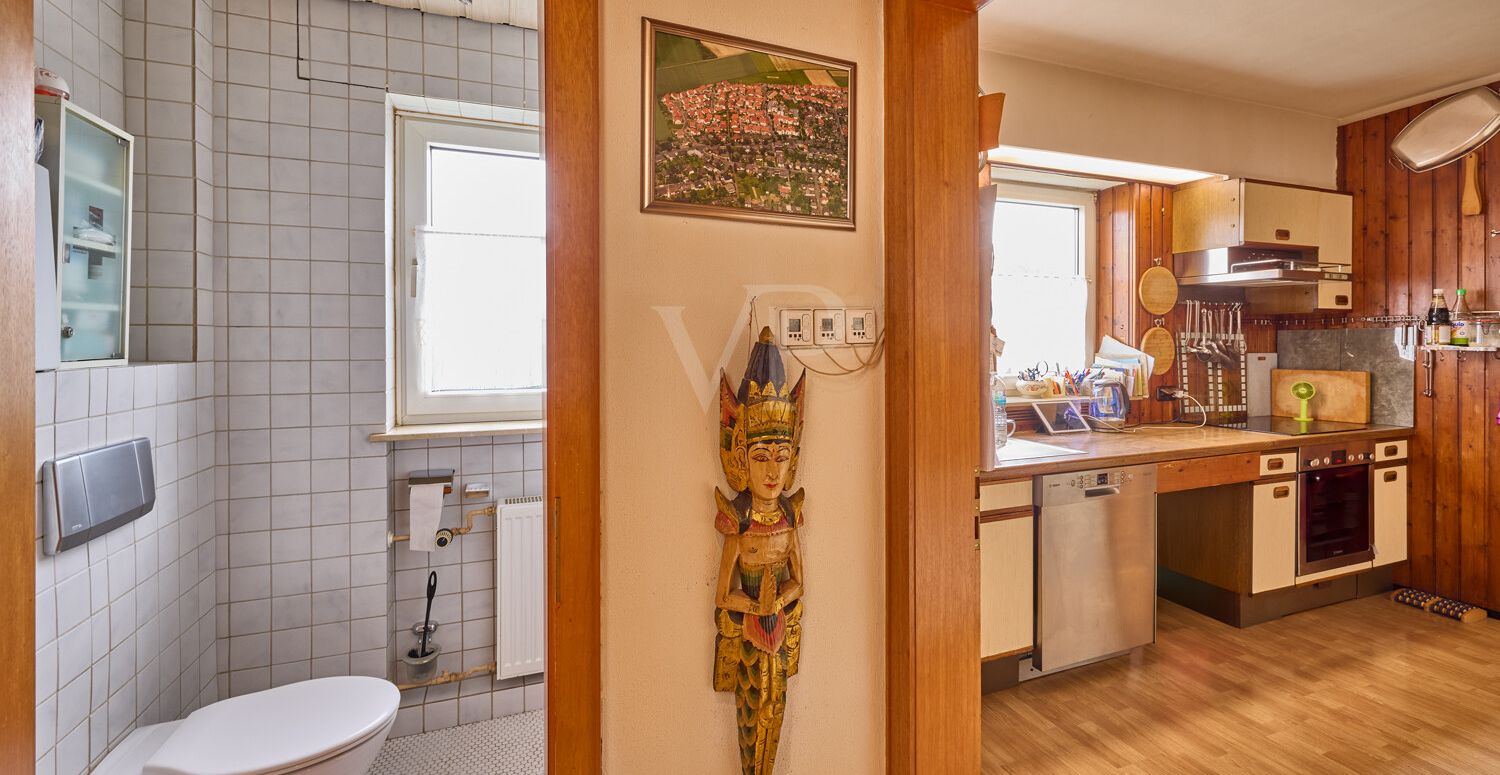 Gäste-WC im Erdgeschoss