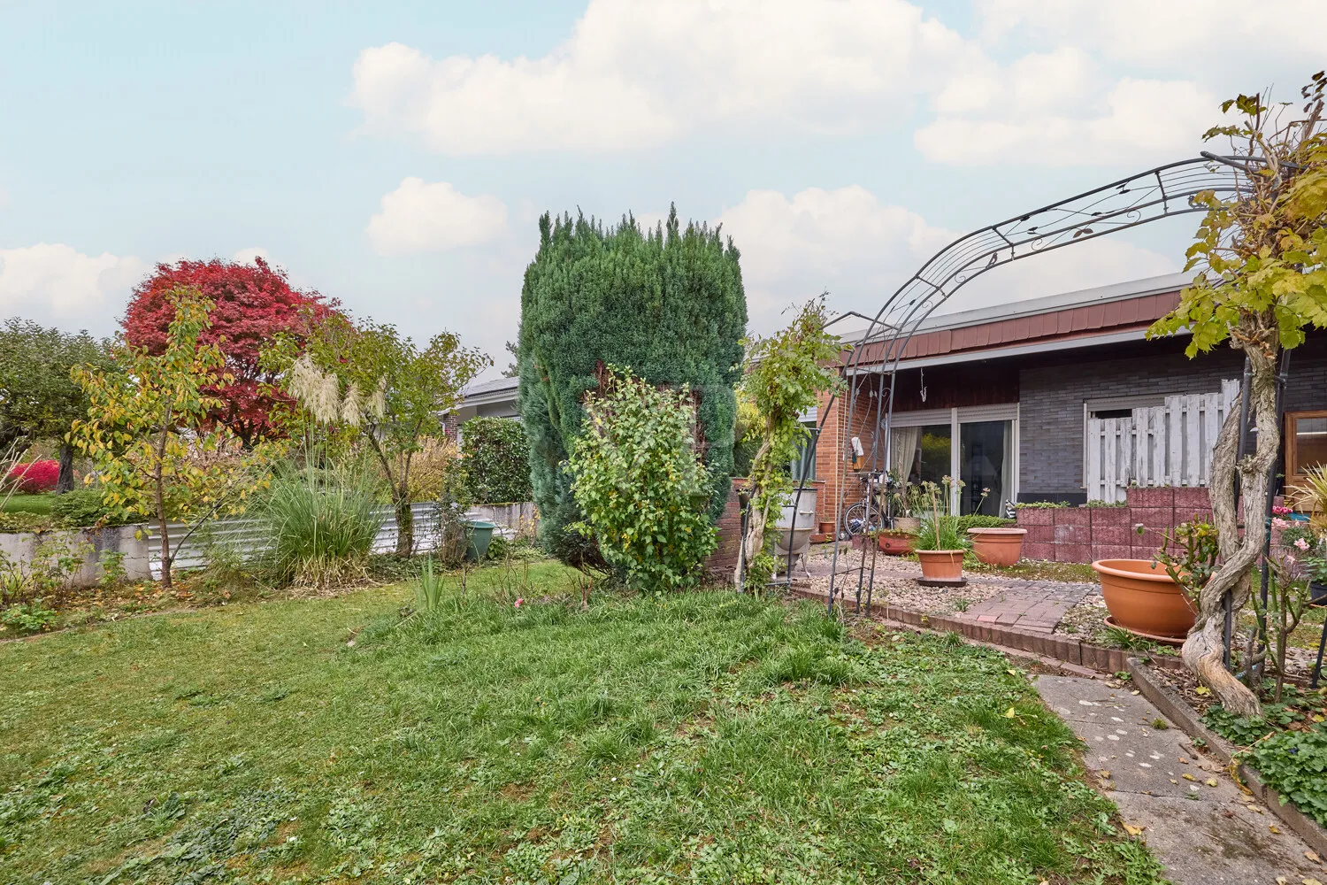 Terrasse der Einliegerwohnung