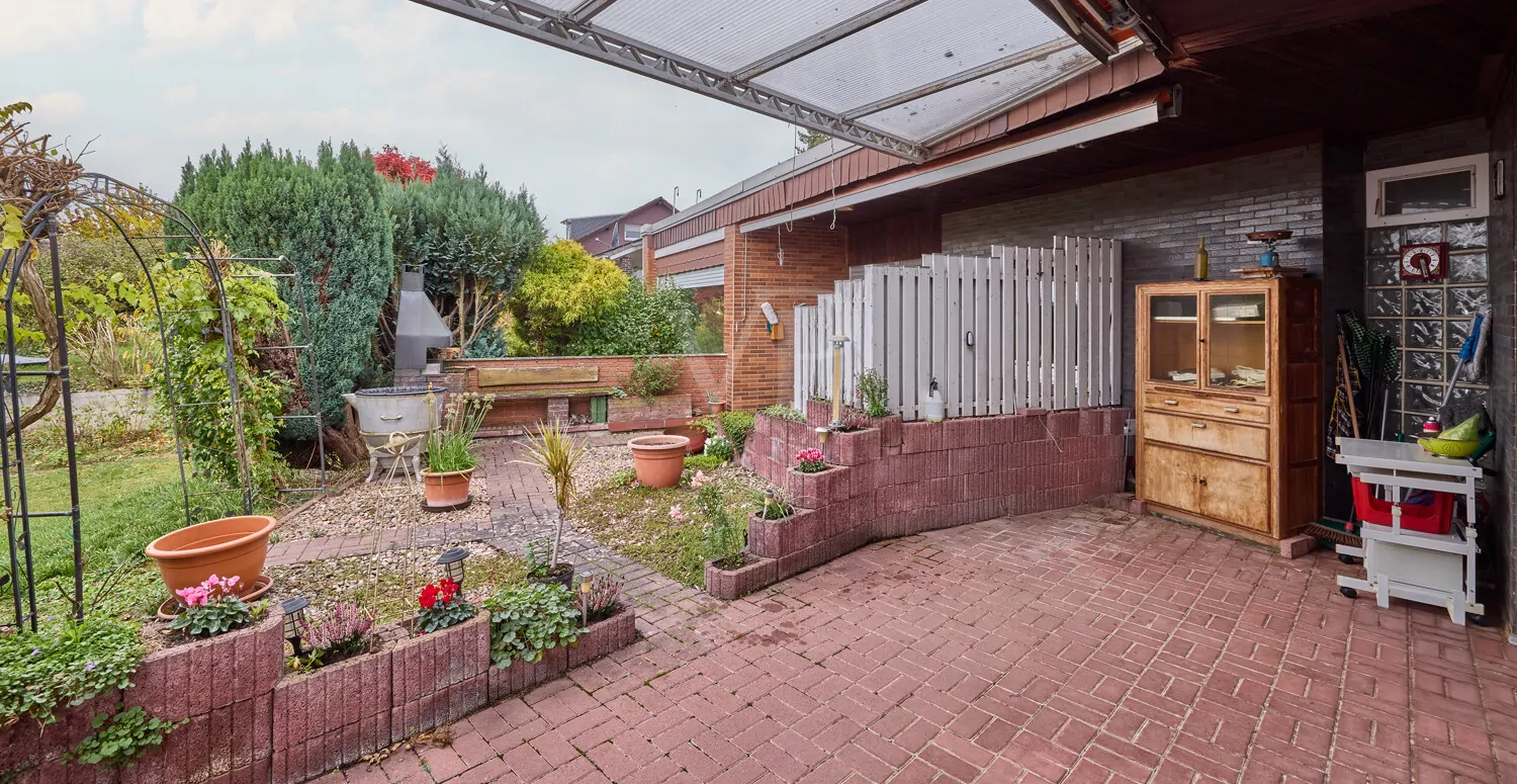 Terrasse im Erdgeschoss