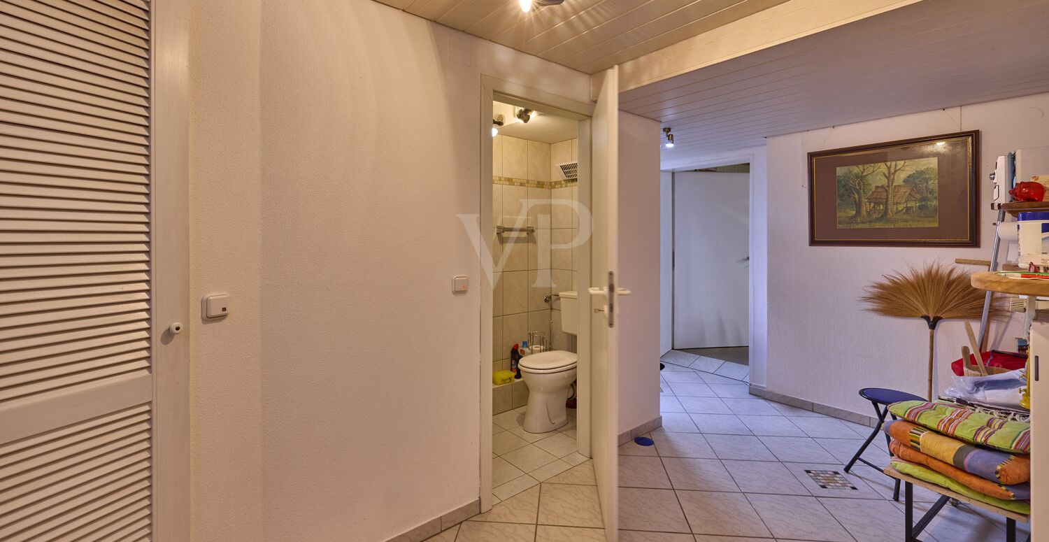 Gäste-WC im Untergeschoss