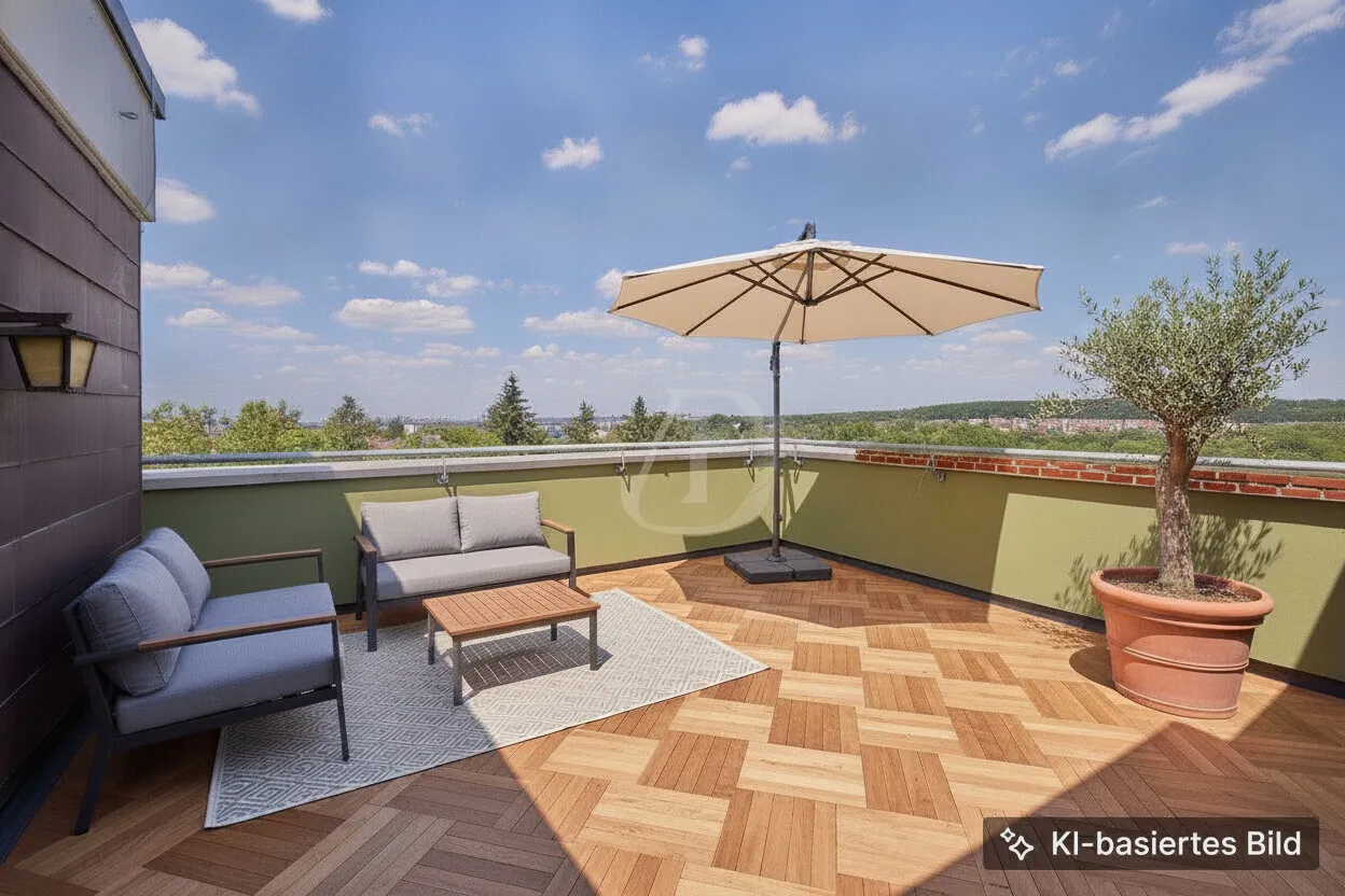Große Terrasse Neu
