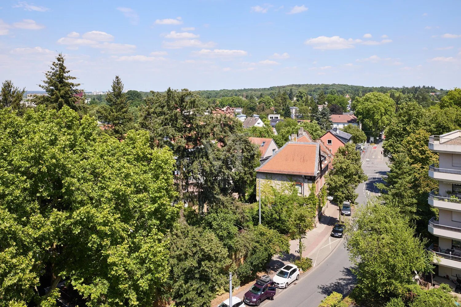 Ausblick von der Terrasse