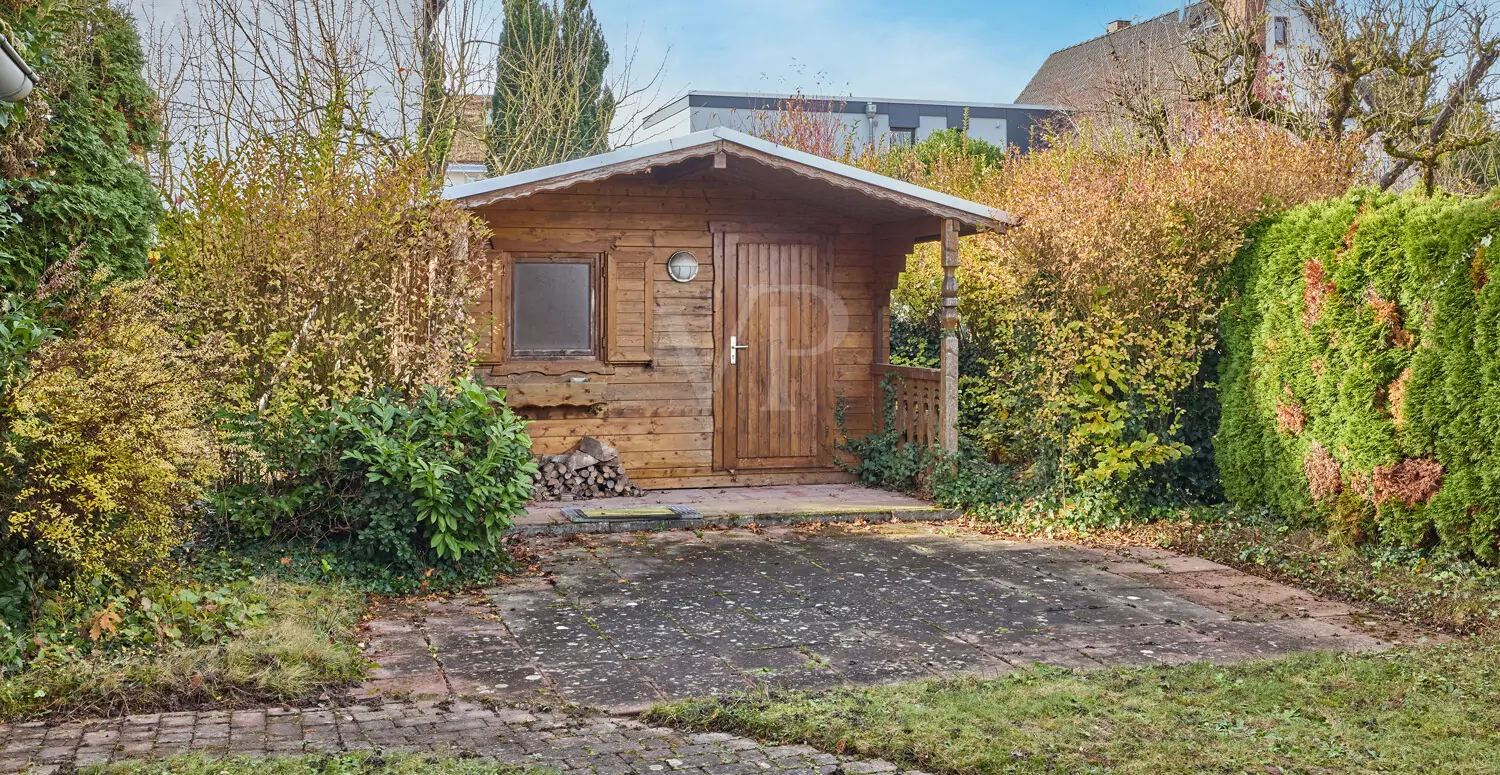Gartenhaus und kleinen Schuppen