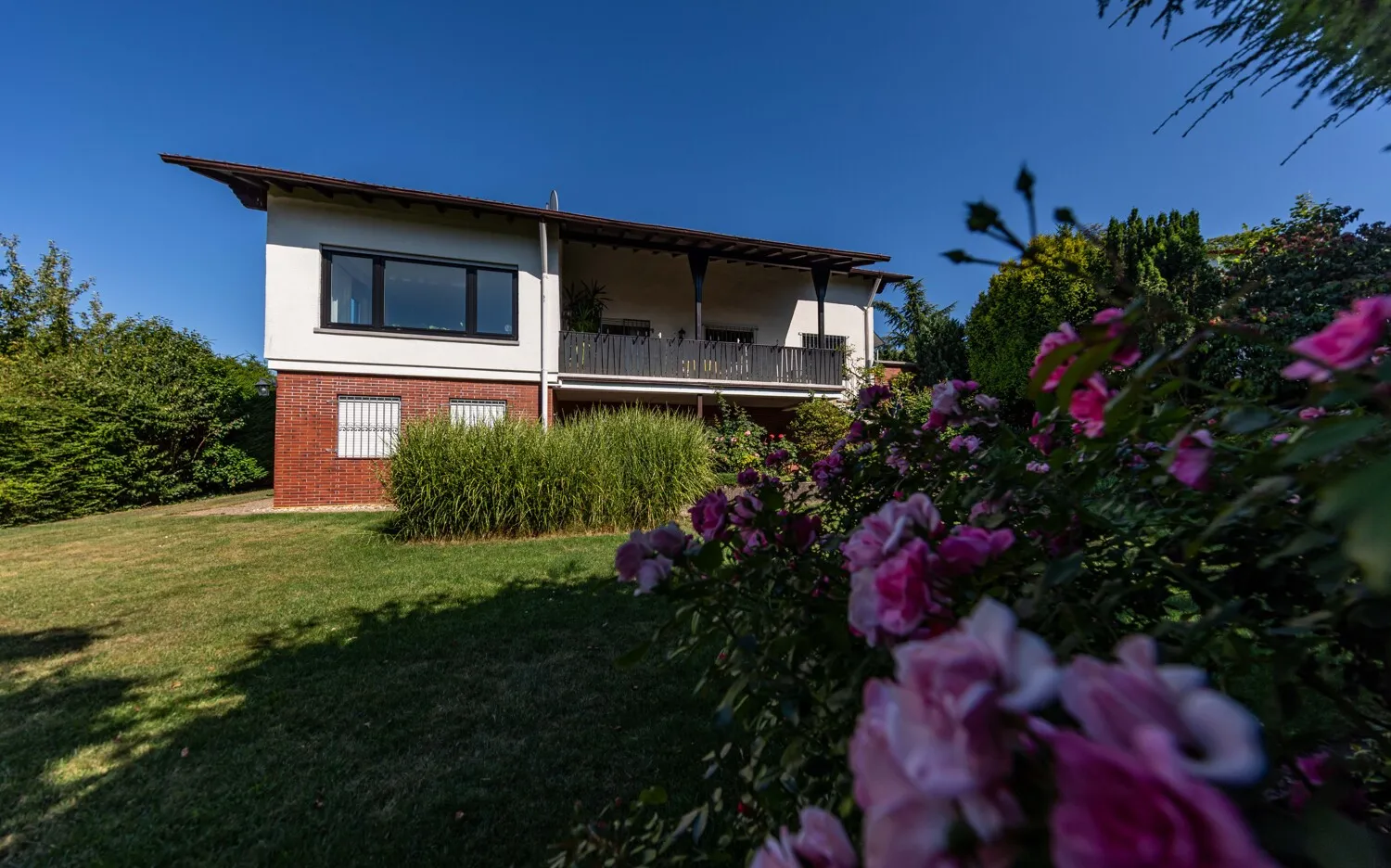 Gartenansicht des Hauses