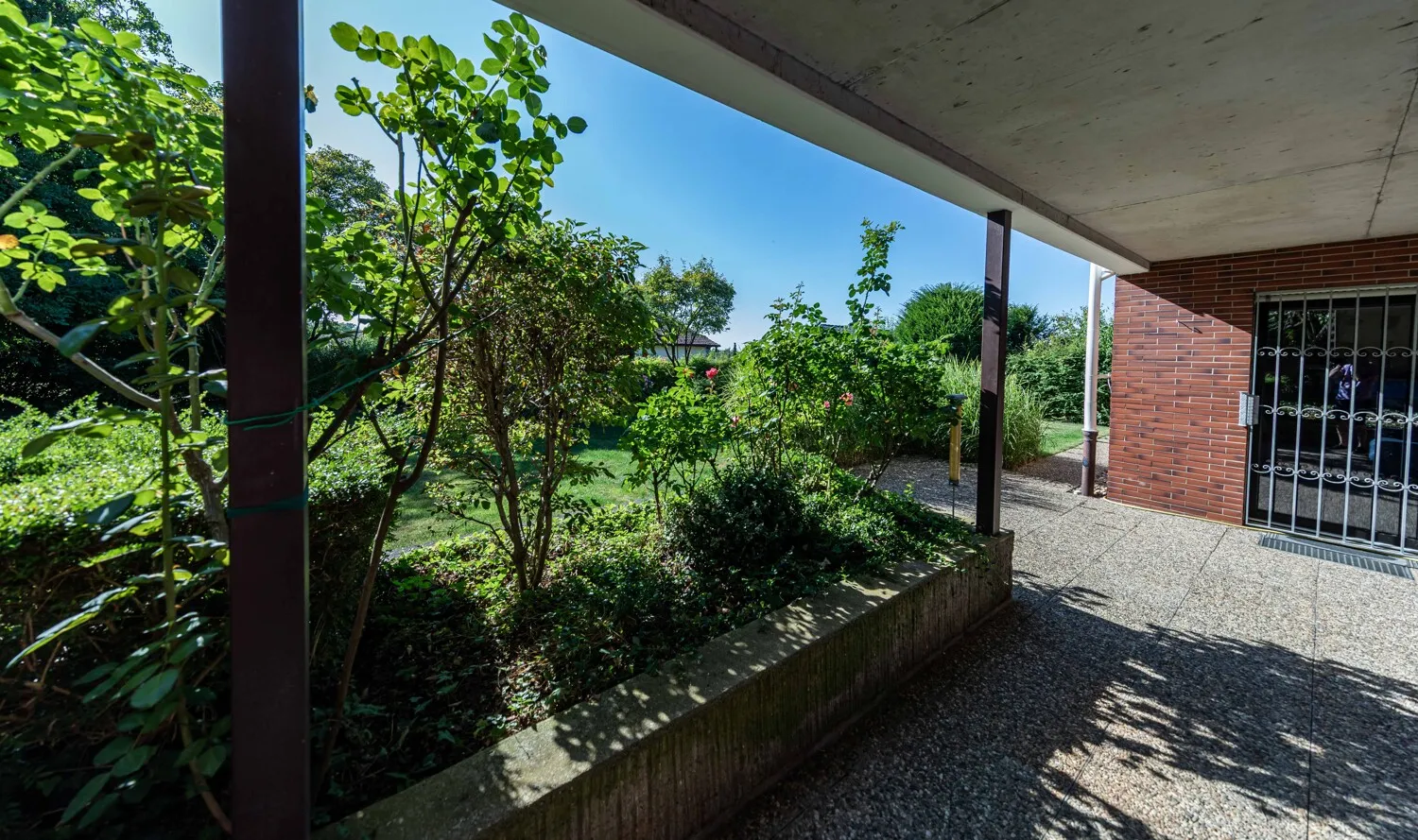 Terrasse im Gartengeschoß