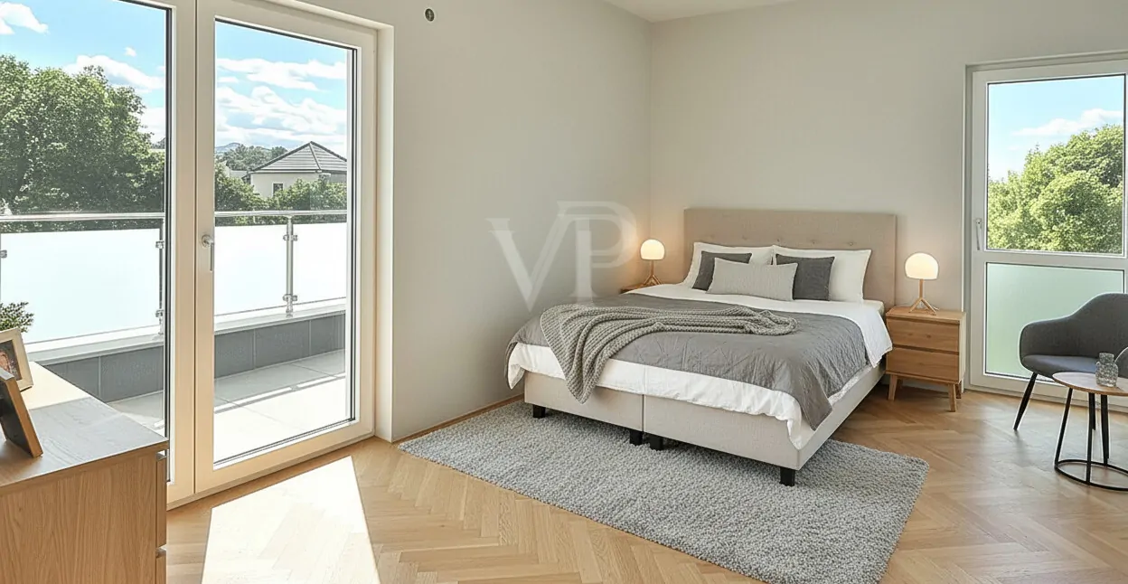 Schlafzimmer  KI generiertes Bild