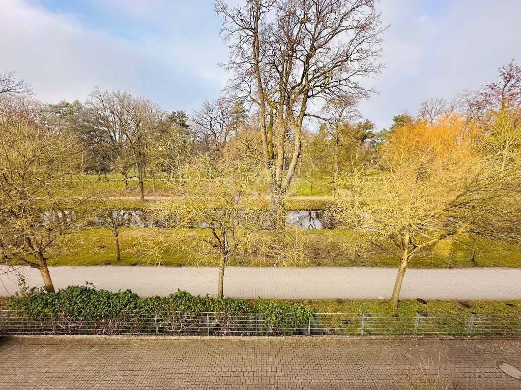 Ausblick Schlafzimmer zum Französischen Garten