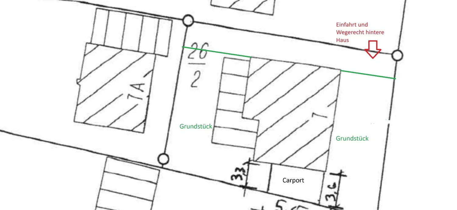 Lageplan Grundstück