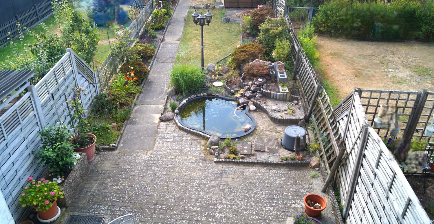 Garten von oben