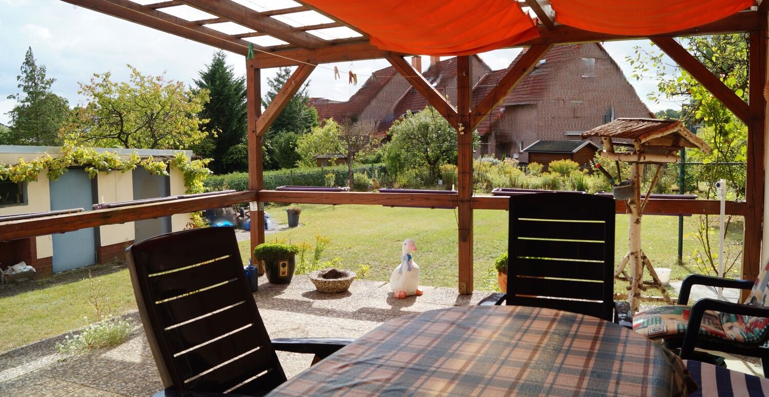 Überdachte Terrasse