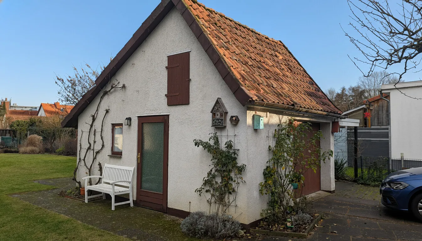 Garage und Geräteraum