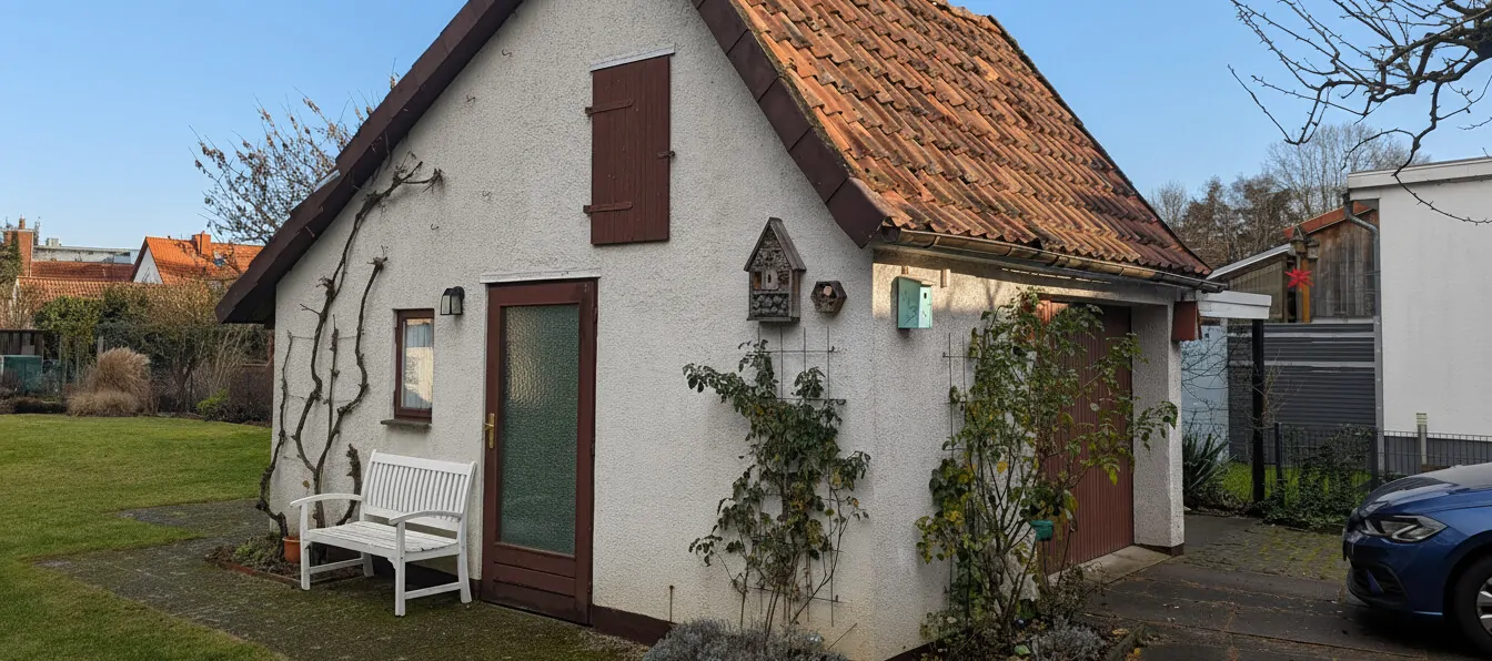 Garage und Geräteraum