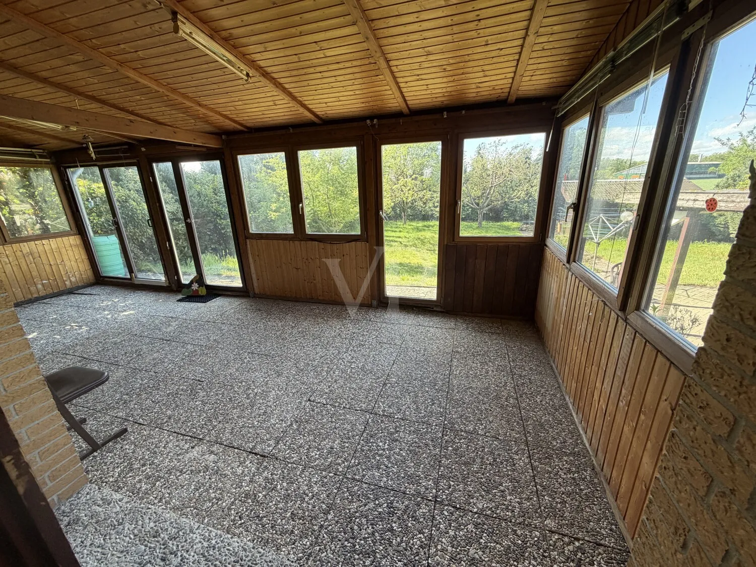 überdachte Terrasse