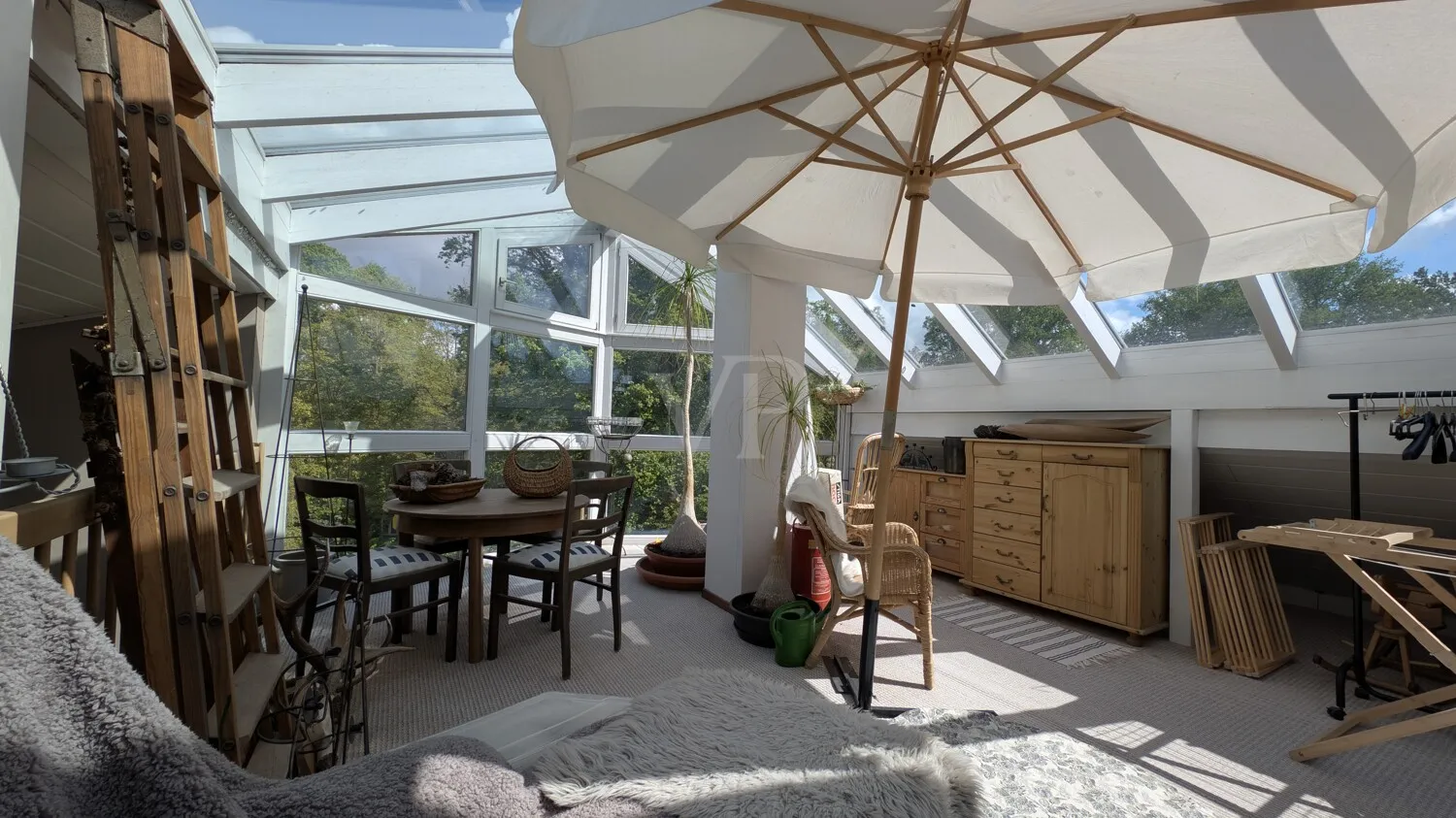 Wintergarten im Dachgeschoss