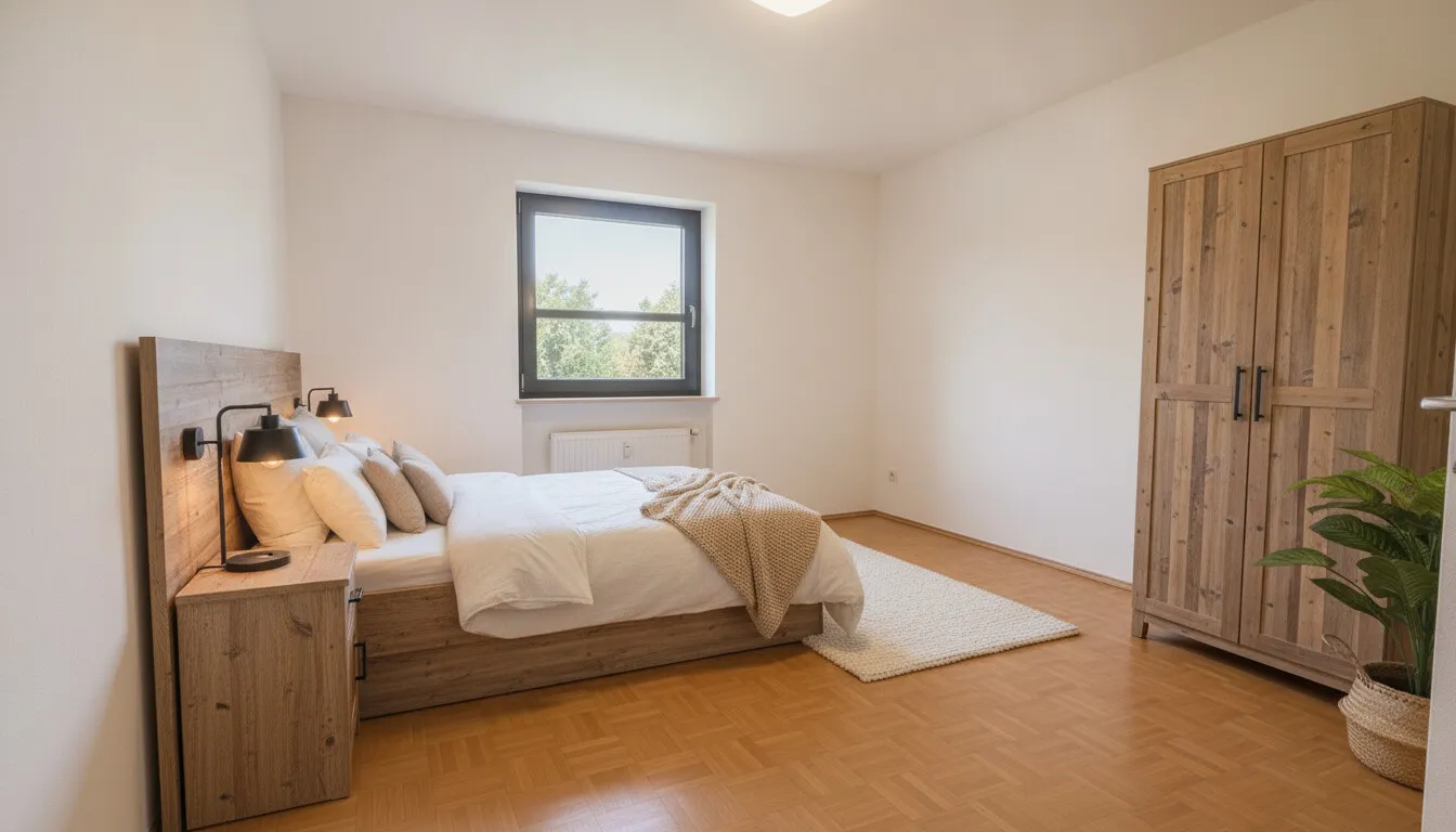 Ki möbliert Schalfzimmer