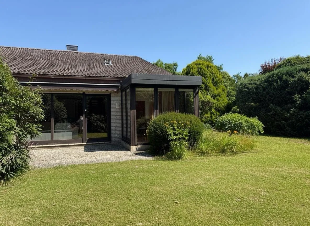 Terrasse mit Garten