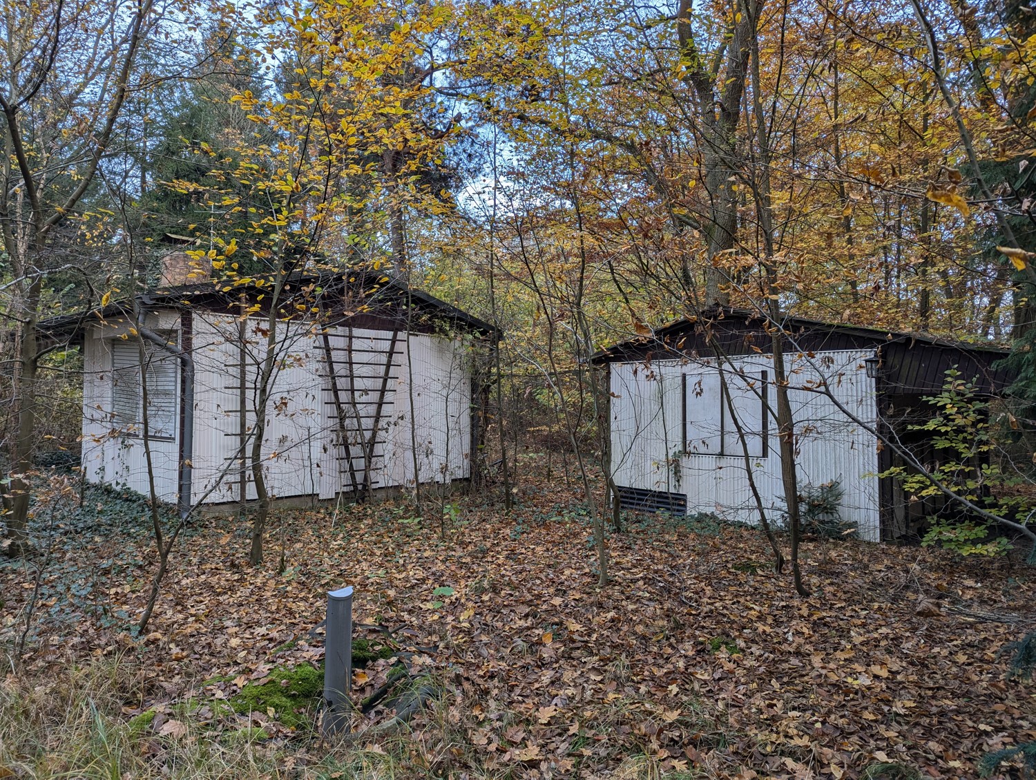 Bungalows auf dem Grundstück