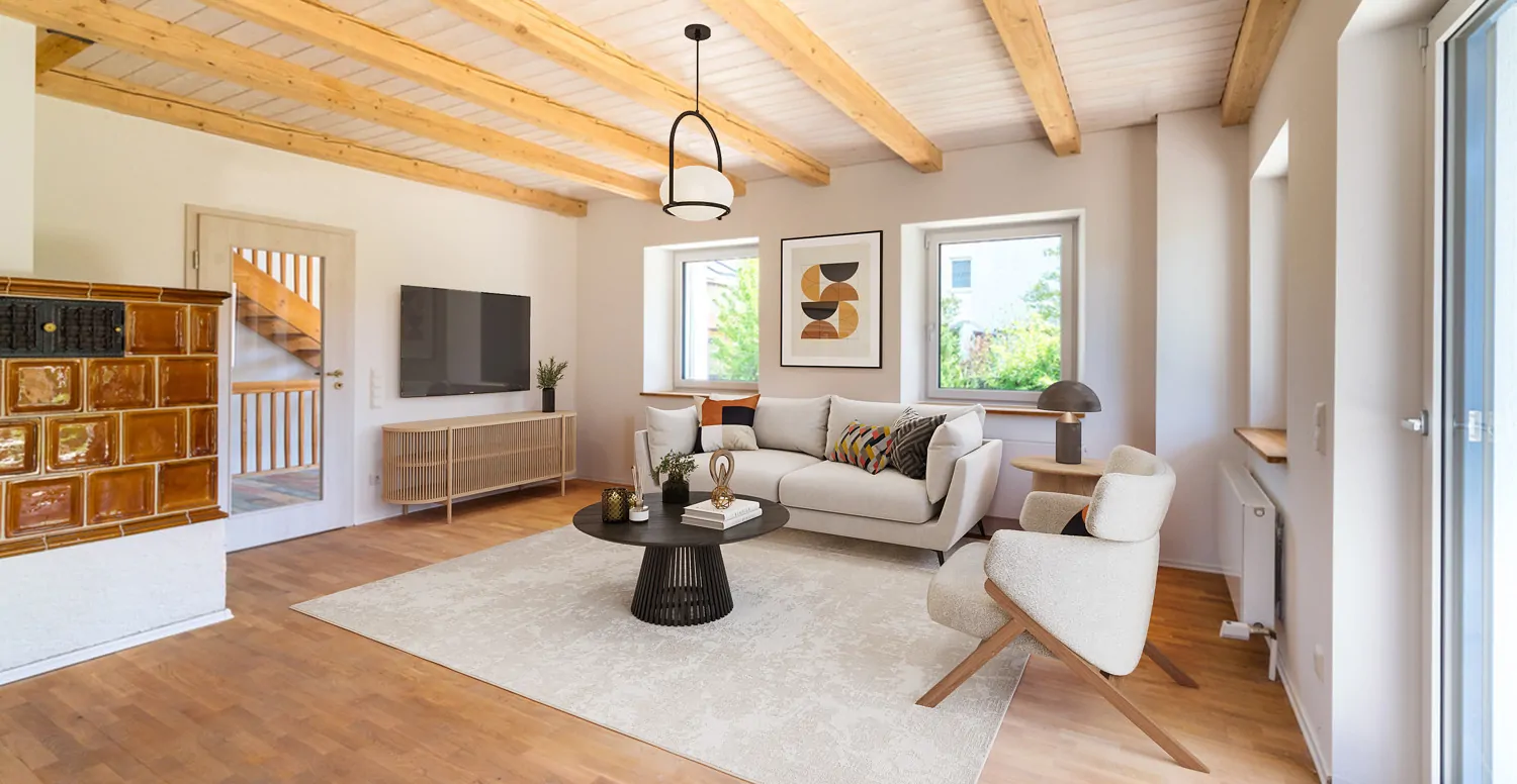 Wohnzimmer-Visualisierung