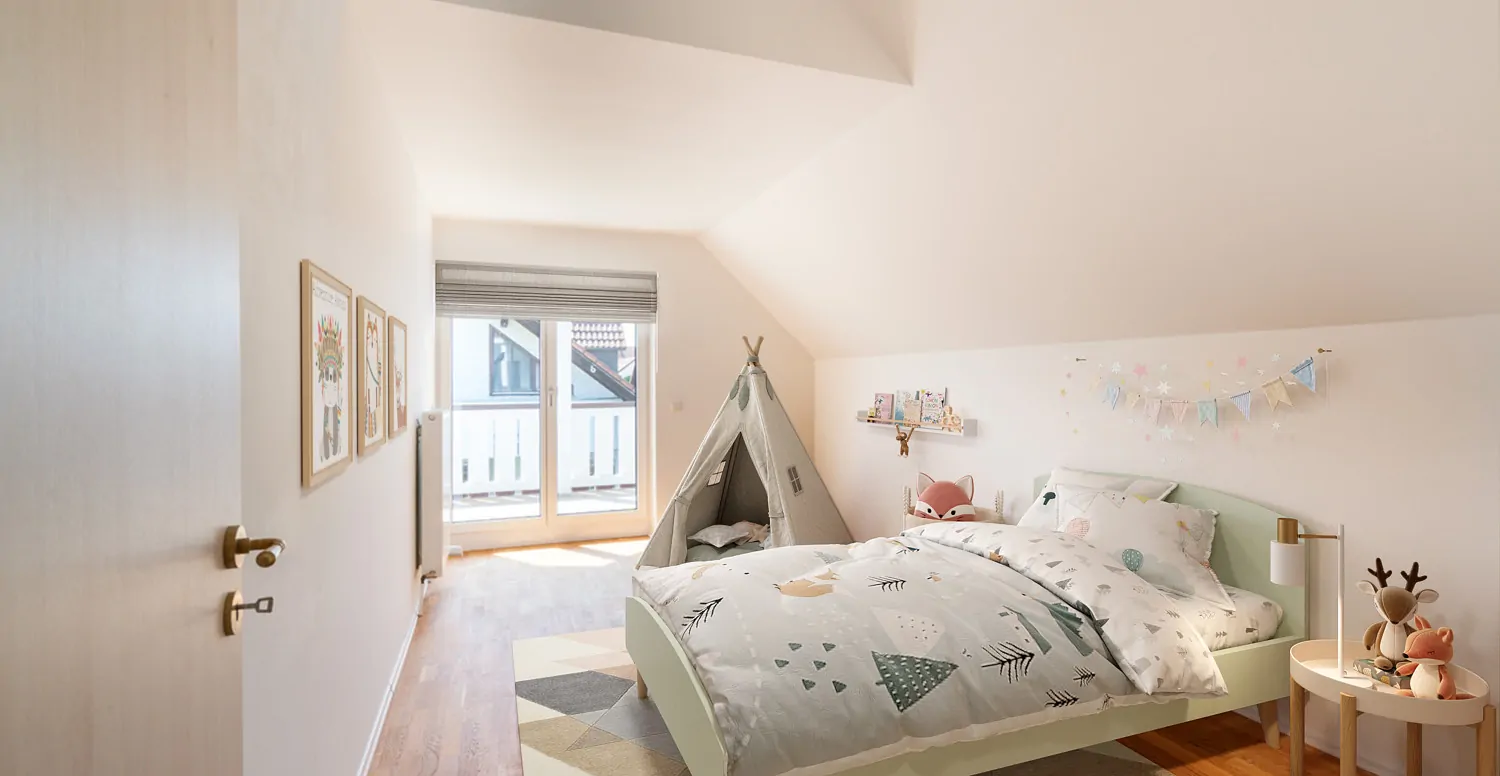 Kinderzimmer-Visualisierung