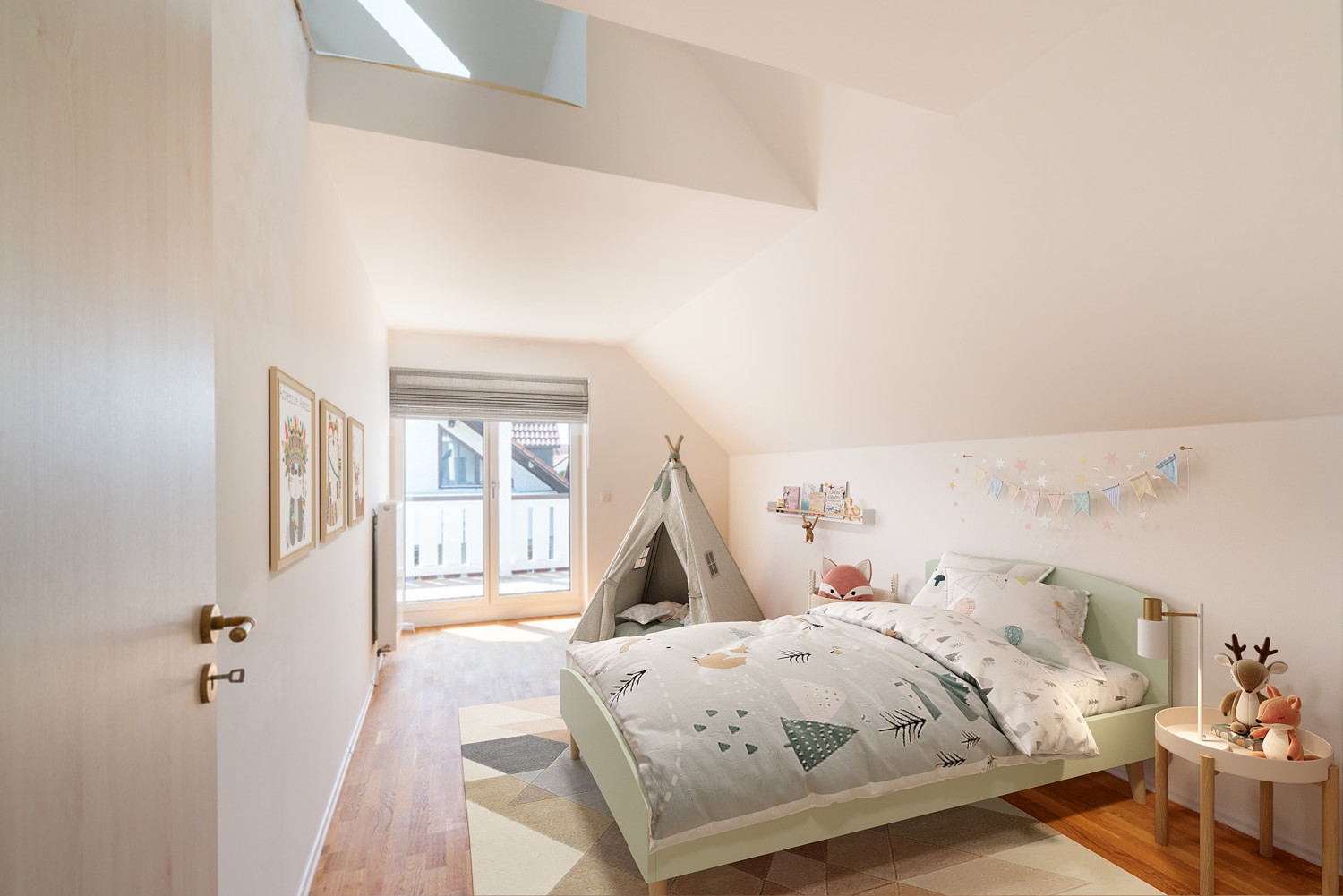 Kinderzimmer-Visualisierung